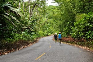 exploring the outdoors, biking in bocas del toro, Panama