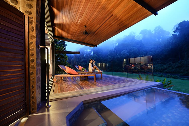 Borneo Rainforest Lodge Luxury Balcony