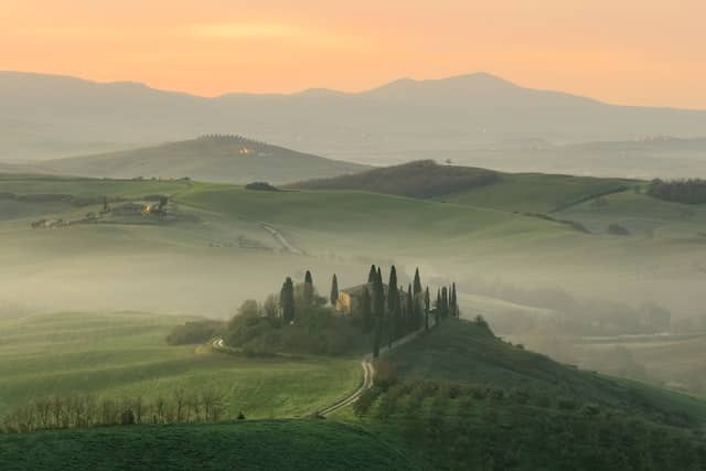 Fog Tuscany, Italy