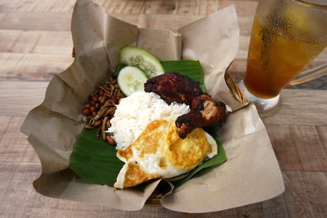 nasi lemak malaysian food asian local produce and local food