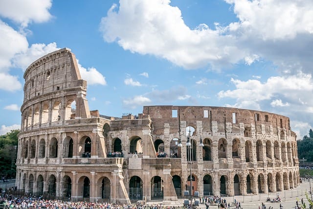 The Colosseum of Rome, Italy