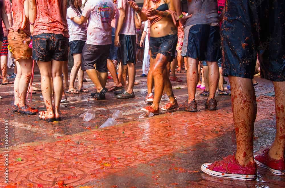 La Tomatina festival, Spain