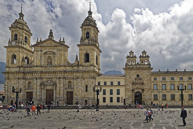 Square in Bogota, Colombia